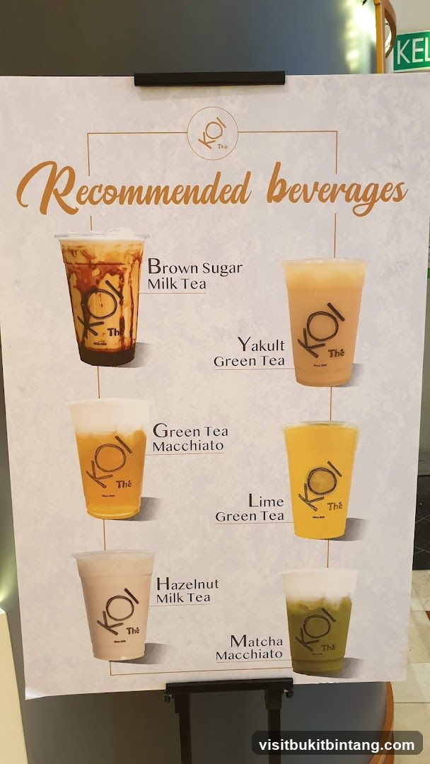 Recommended beverages