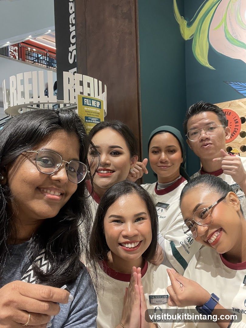 Group Photo at The Body Shop