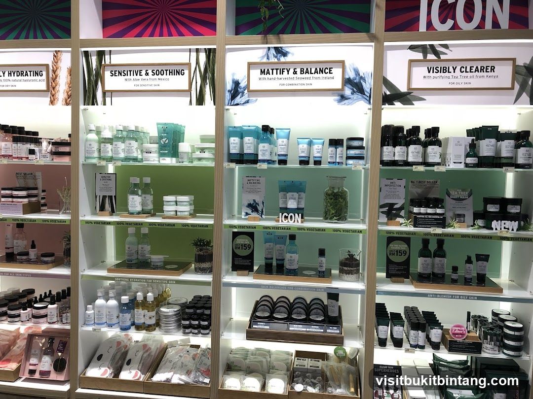 Skincare Products Display