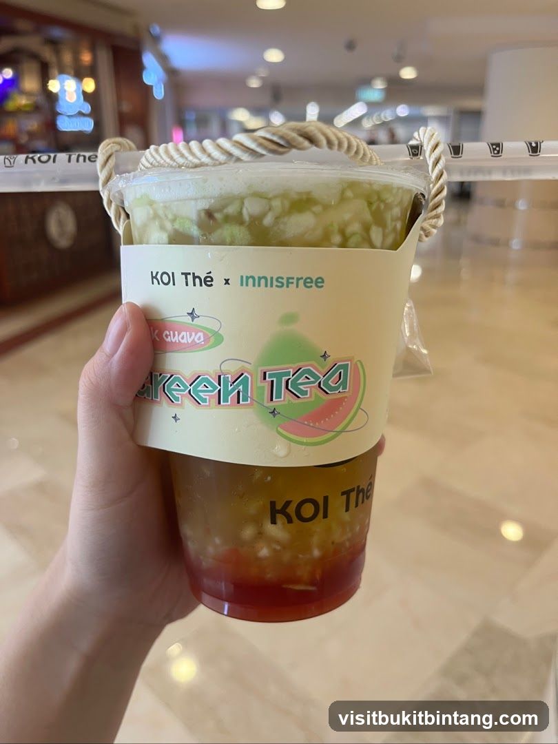 KOI Thé x Innisfree Green Tea Drink