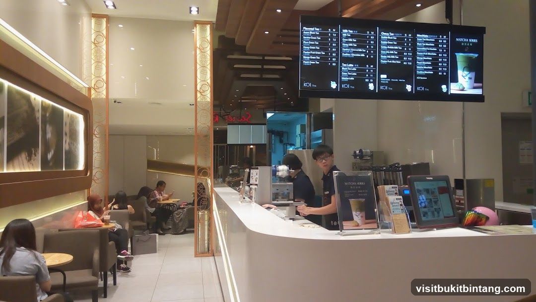 Bubble Tea Shop Interior