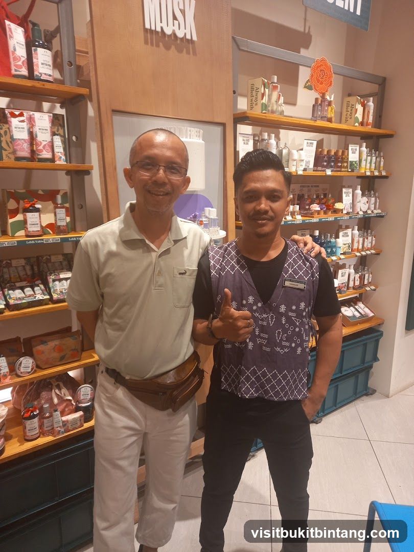Two men in a store