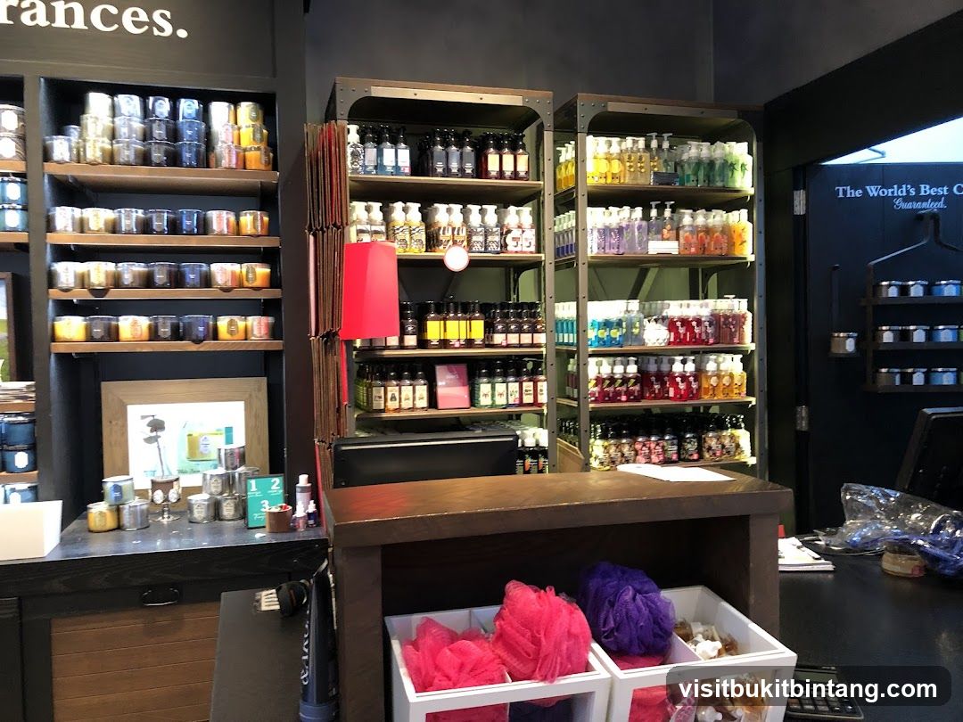 Store Interior with Shelves of Products