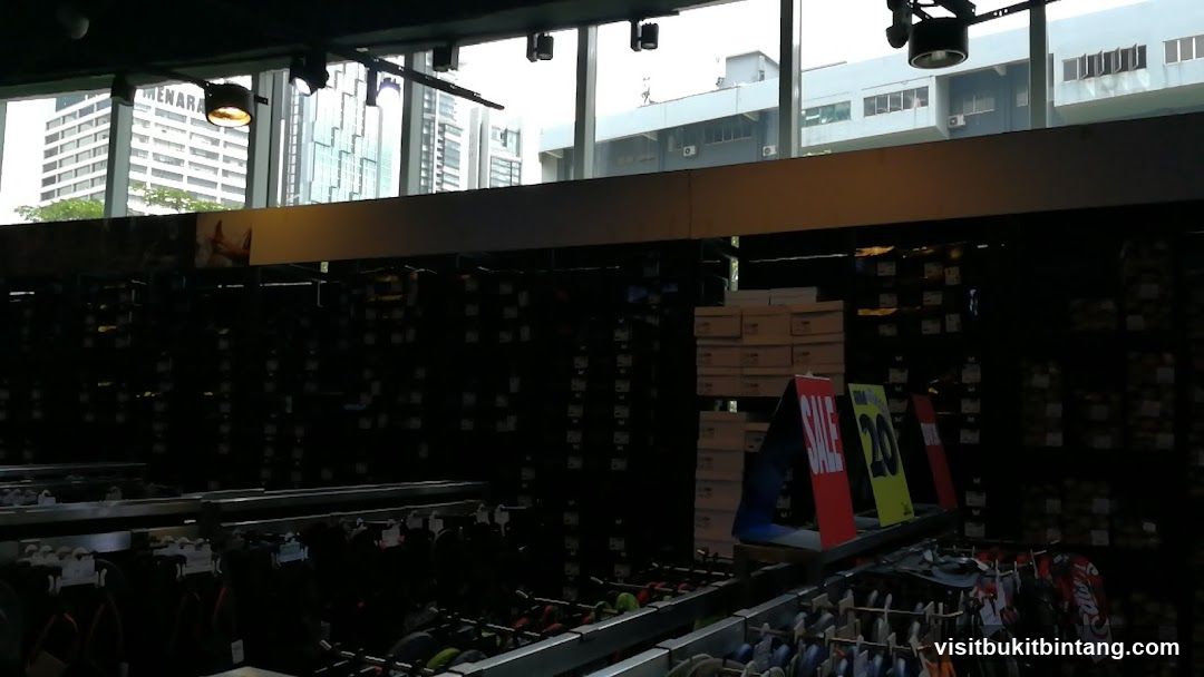Store Interior with Sale Signs