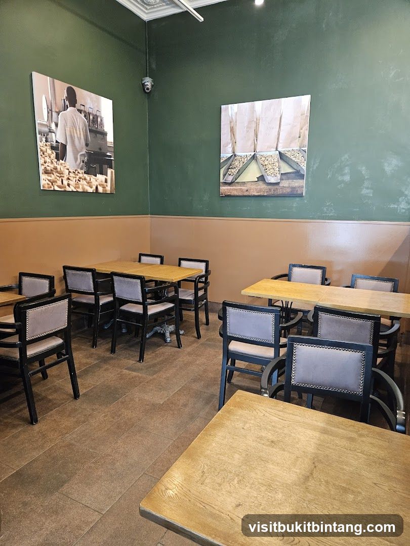 Cafe Interior with Seating