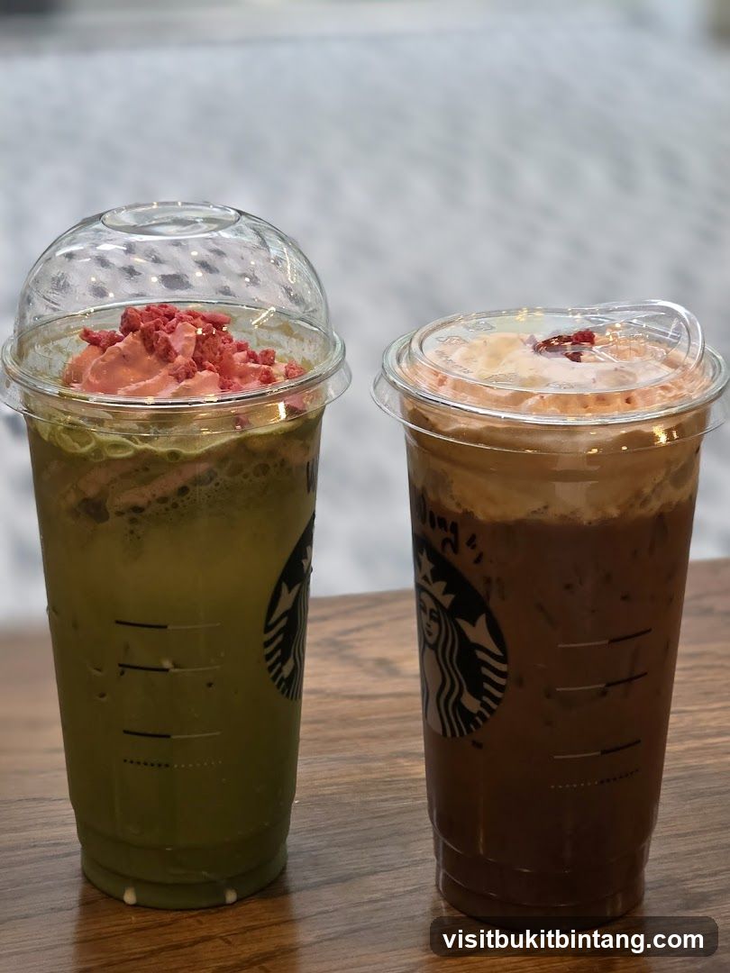 Two Iced Drinks