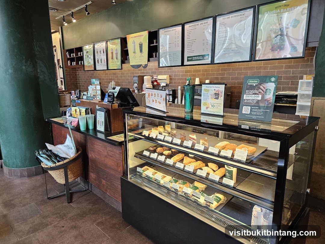 Starbucks Display Case and Counter