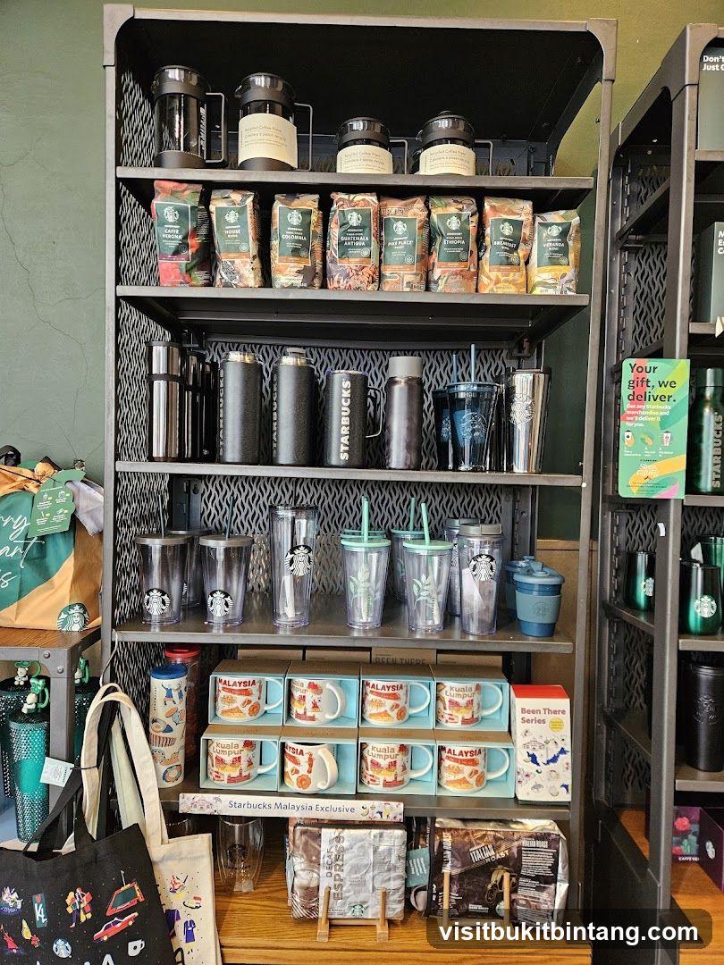Starbucks Merchandise Display