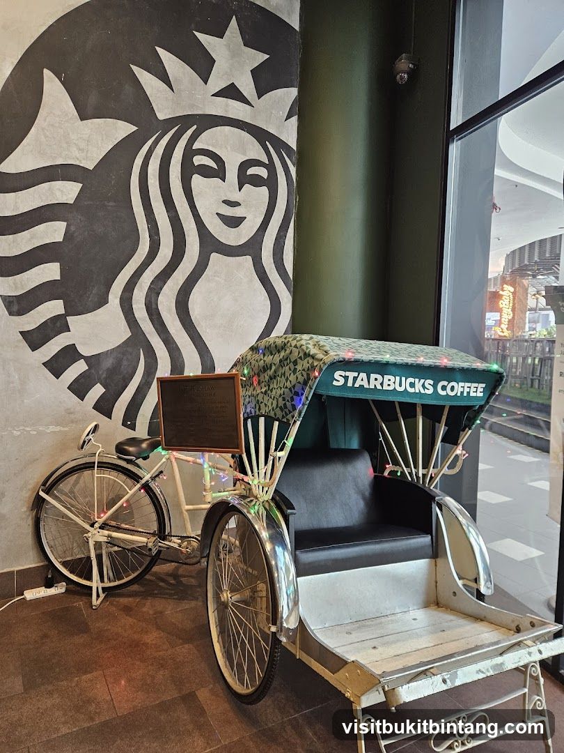 Starbucks Coffee Tricycle Display
