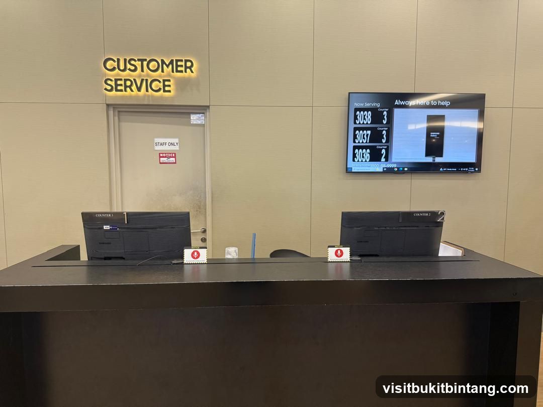 Customer Service Area