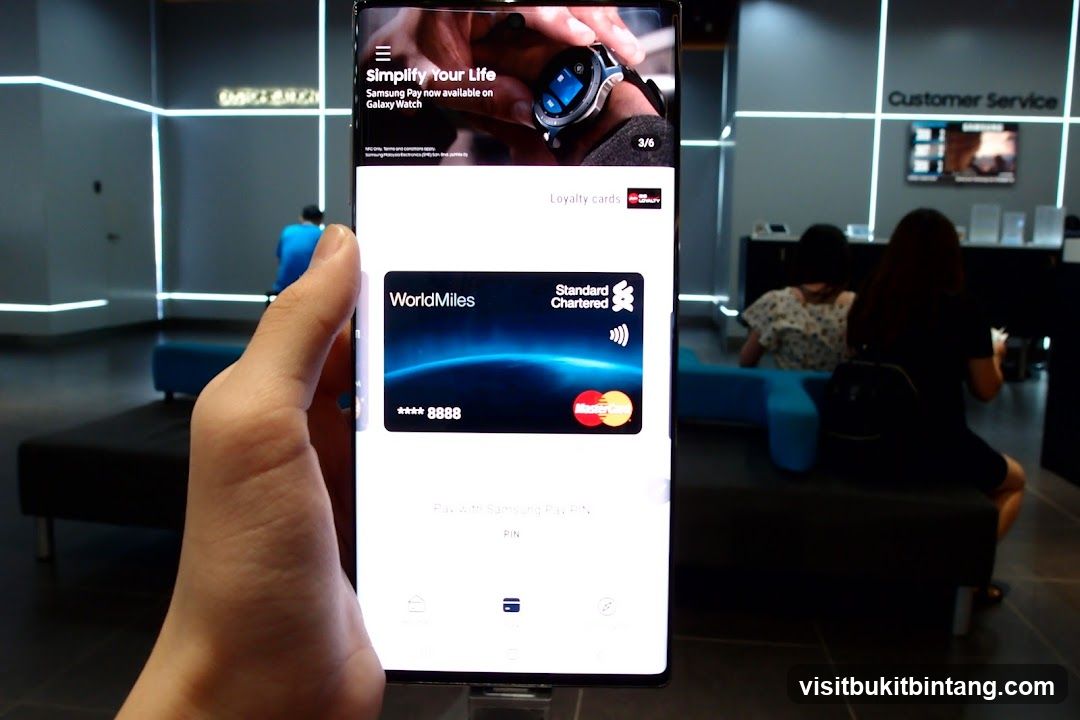 Samsung Pay Loyalty Card Display