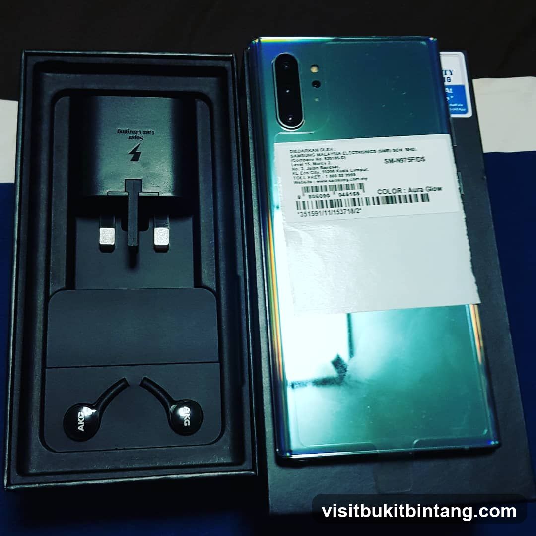 Samsung Galaxy Note 10+ Box Contents