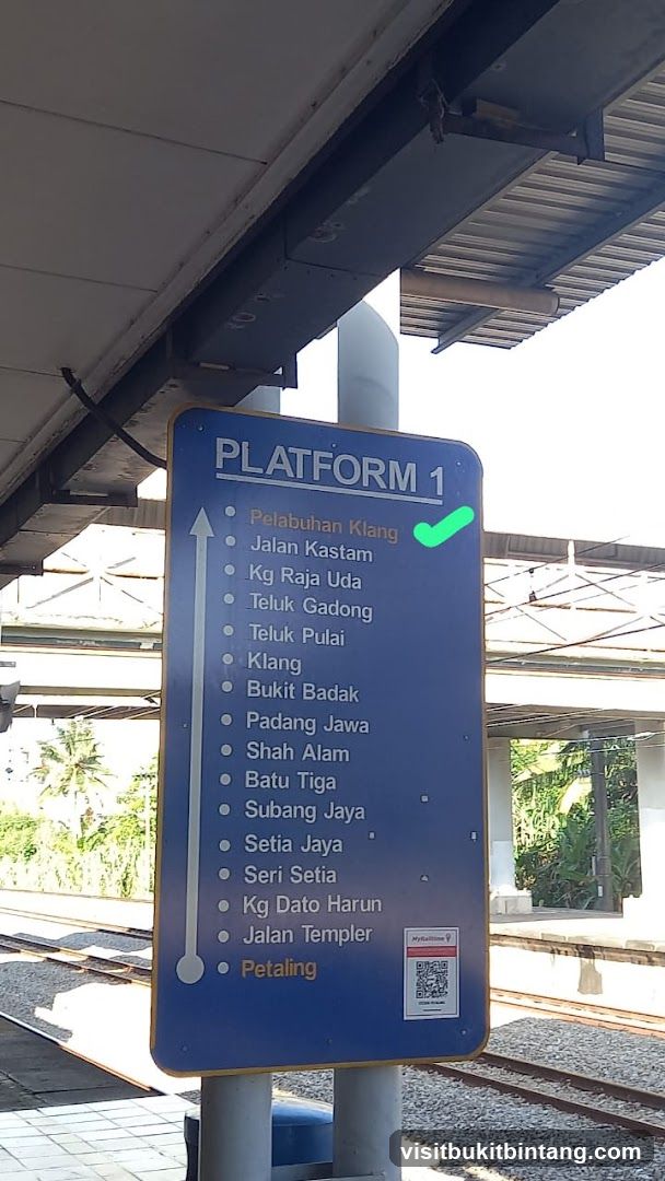 Platform 1 Sign