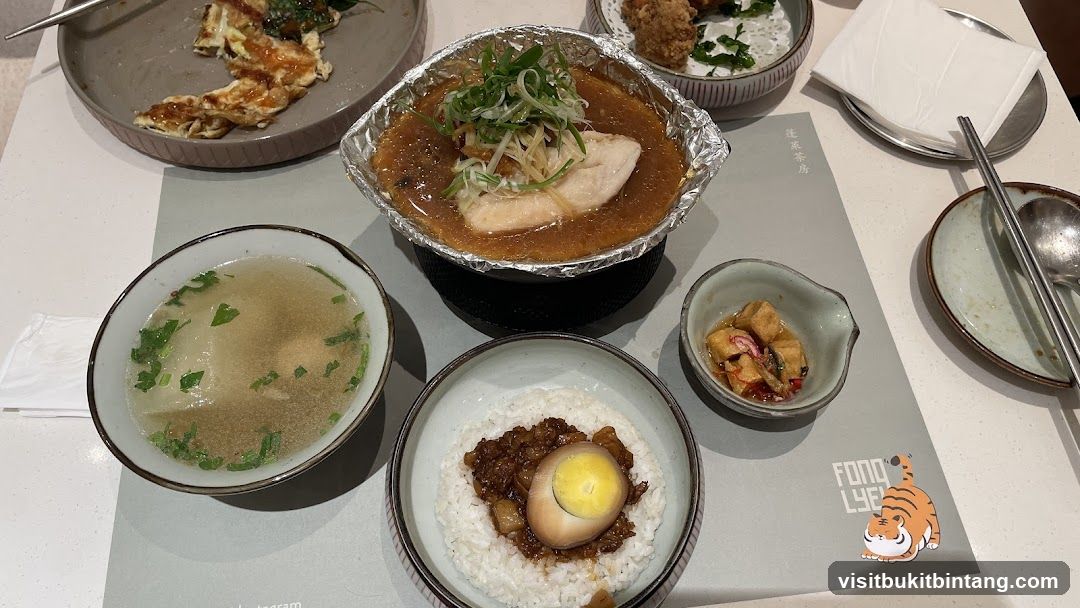 Table Setting with Food