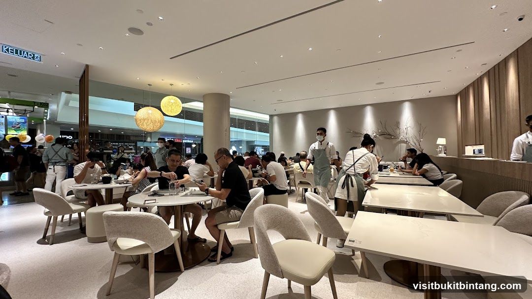 Restaurant Interior with Diners