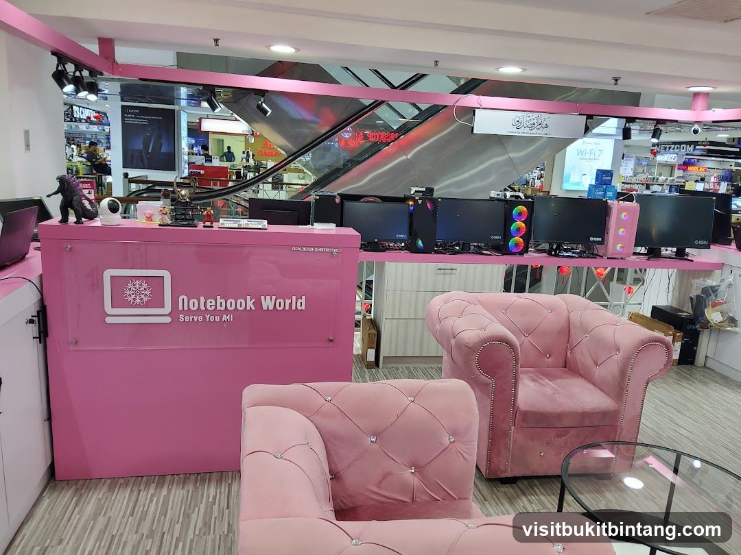 Notebook World Store Interior