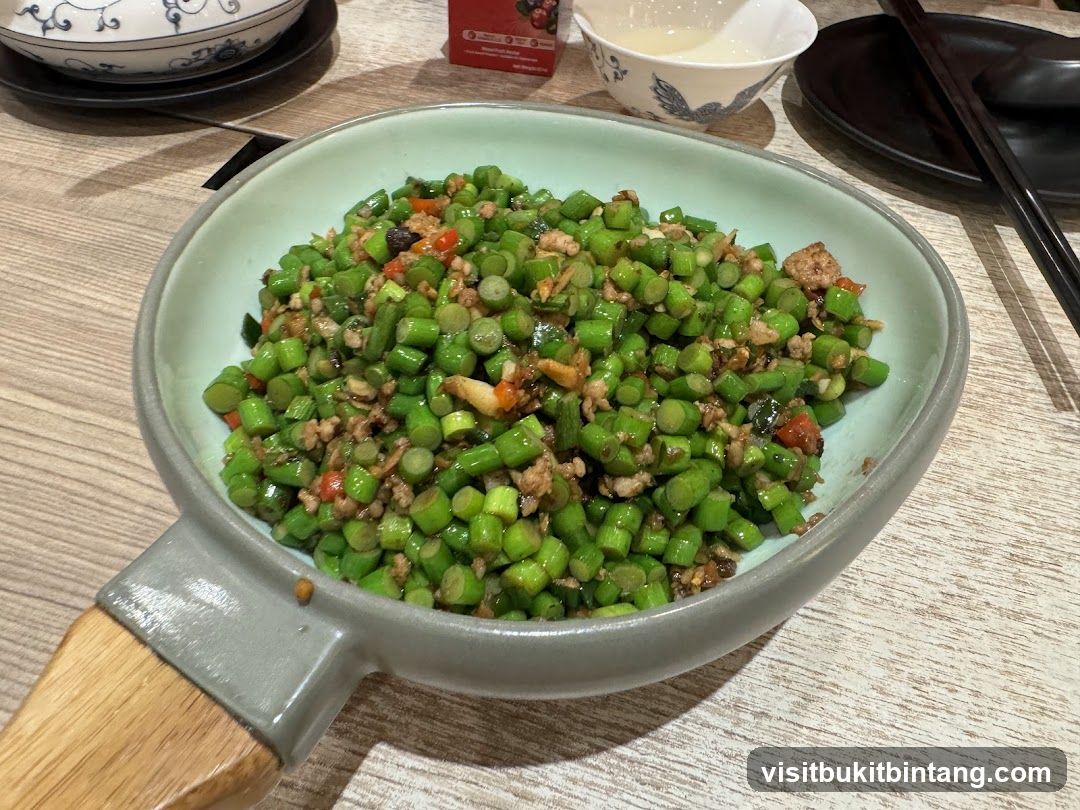 Chopped Green Beans with Minced Meat