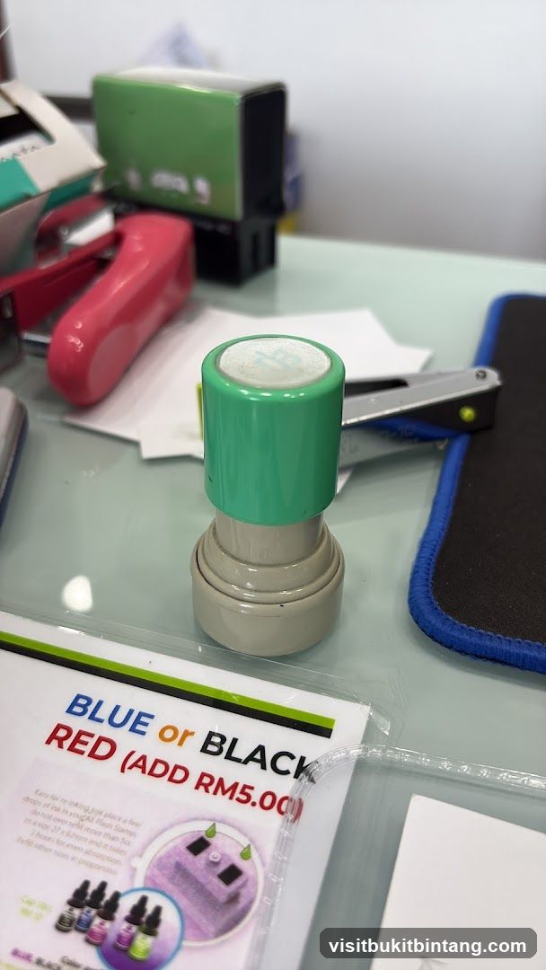 Stamp and Ink Refill Information