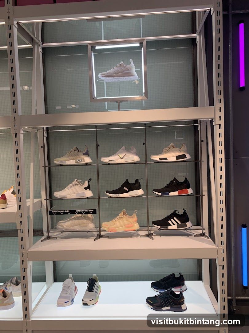 Adidas Shoes Display
