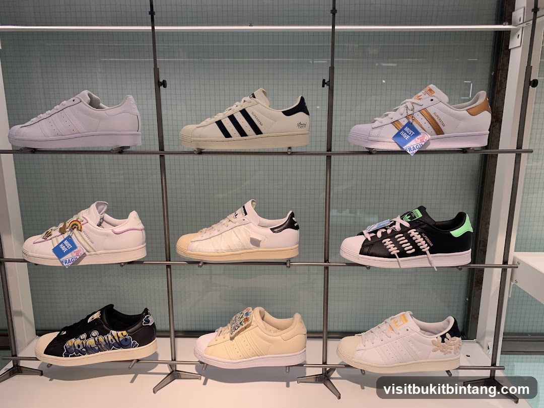 Adidas Superstar Sneakers Display