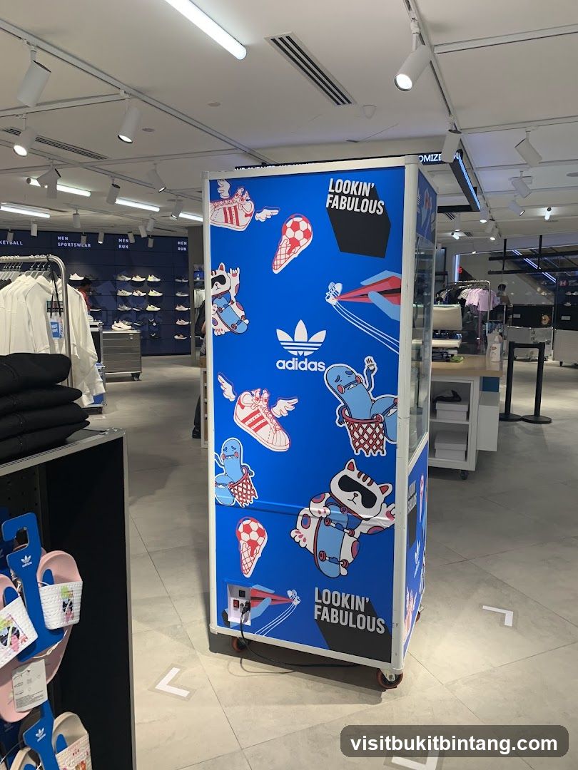 Adidas promotional display