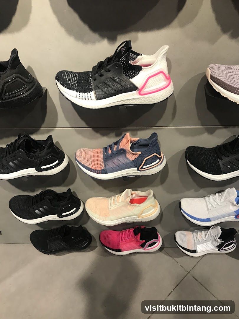 Athletic Shoes Display