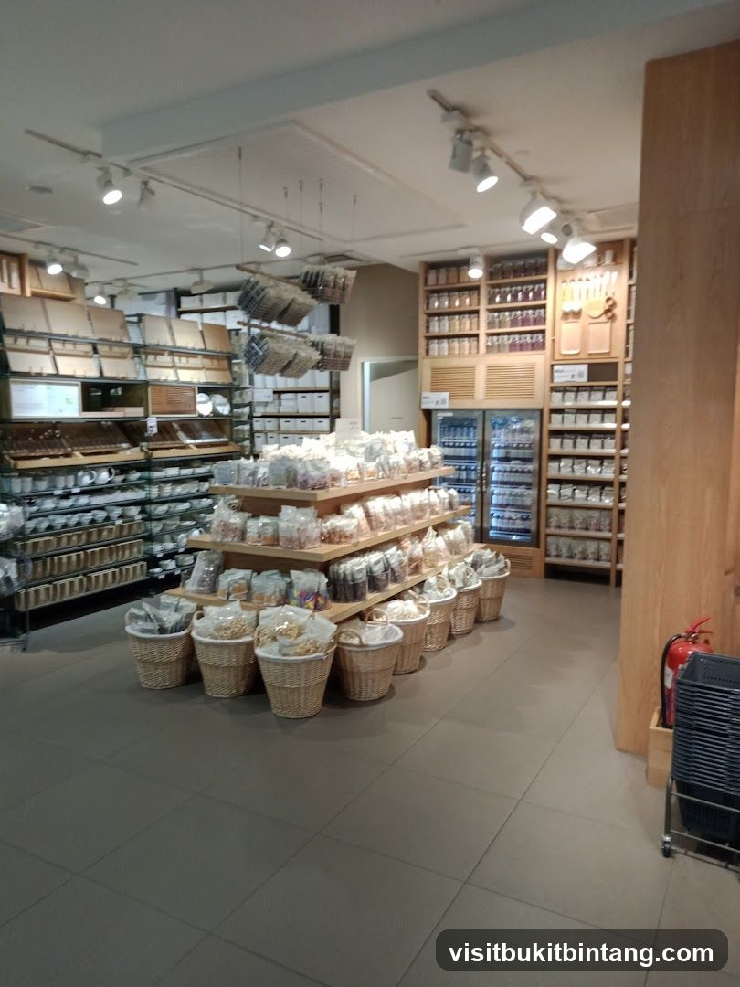 Store Interior with Packaged Goods
