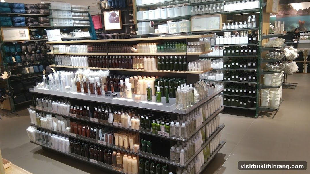 Store Interior with Shelves of Products