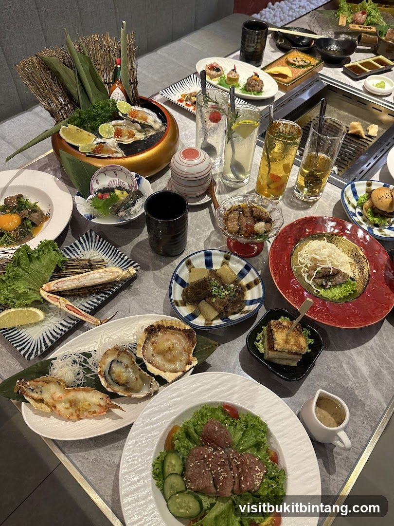 Assortment of Japanese Dishes