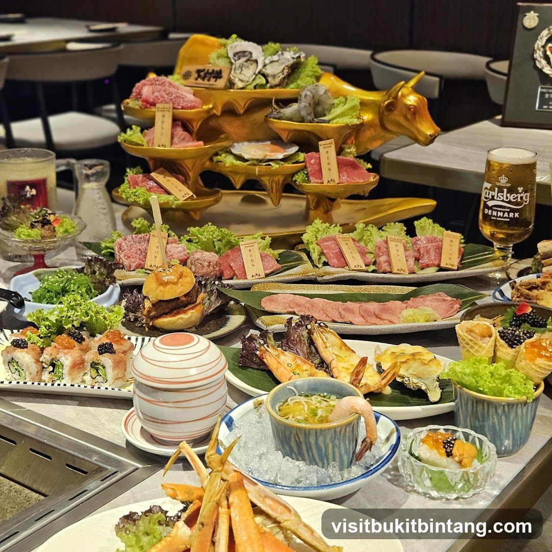Abundant Seafood and Meat Platter