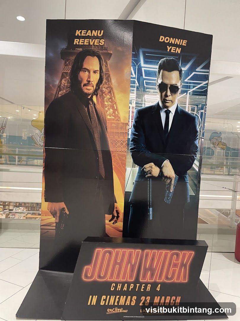 John Wick: Chapter 4 promotional display