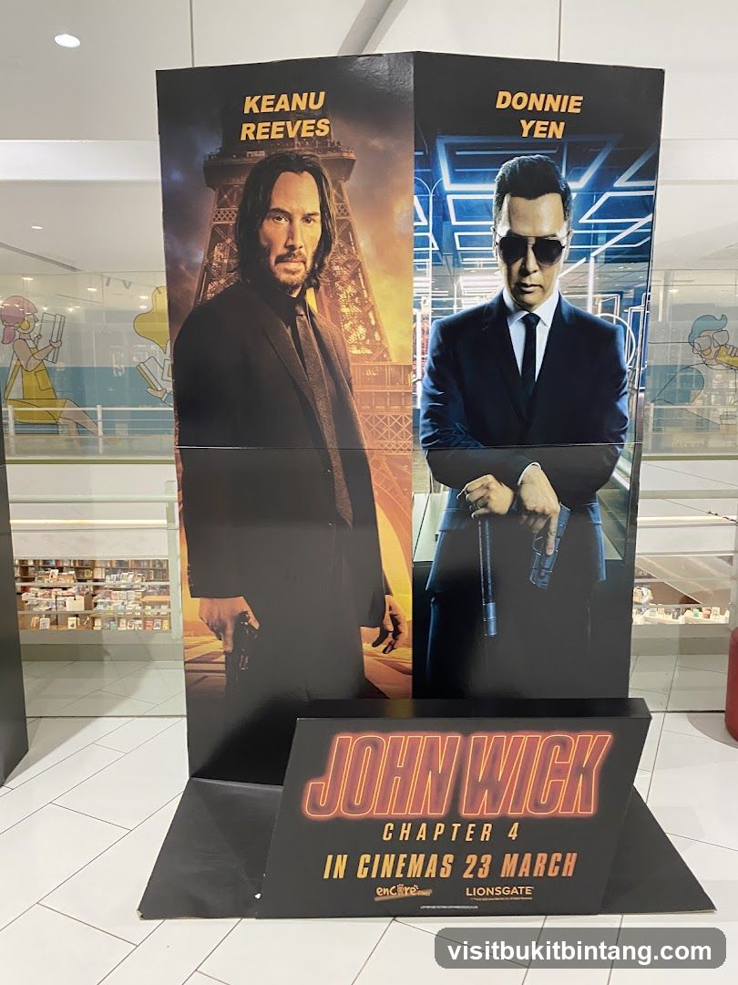 John Wick: Chapter 4 promotional standee
