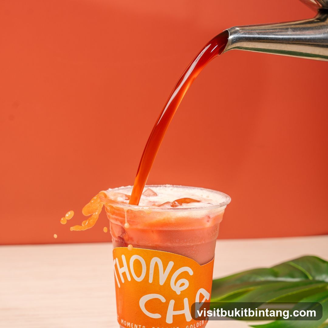 Beverage being poured into a cup