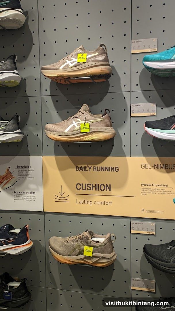 Running Shoes Display