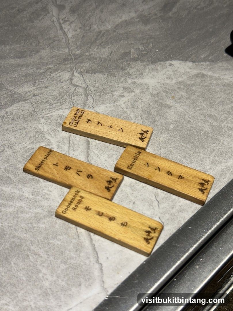 Wooden Food Labels