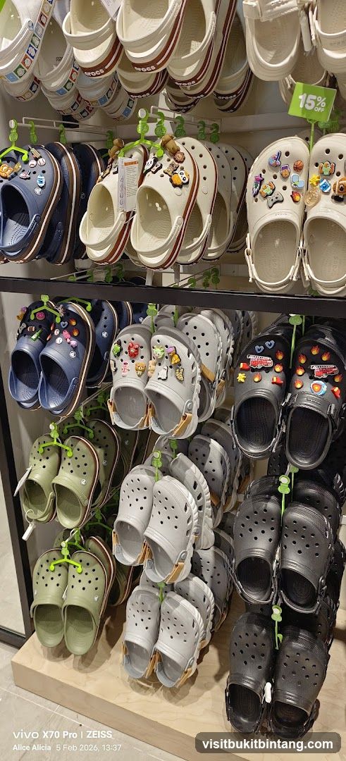 Crocs Shoes Display