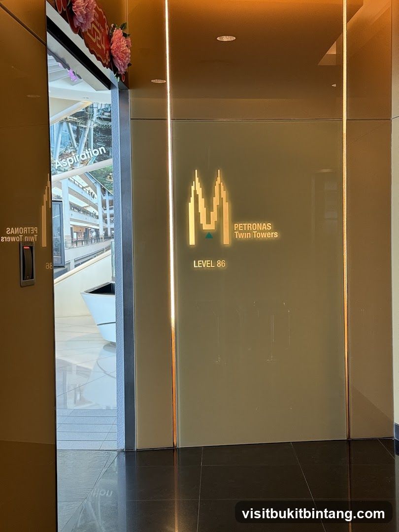 Petronas Twin Towers Level 86