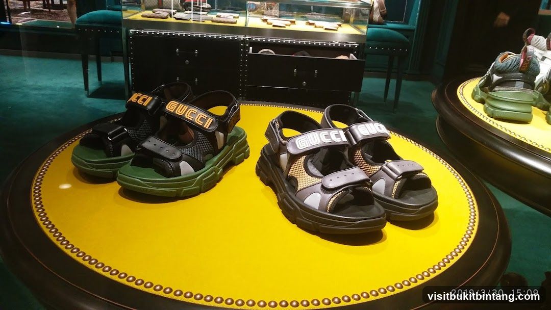 Gucci Sandals Display