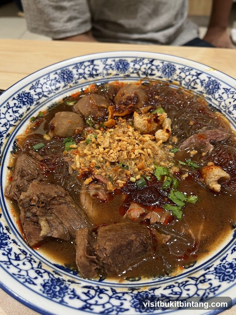 Bowl of Beef Noodle Soup