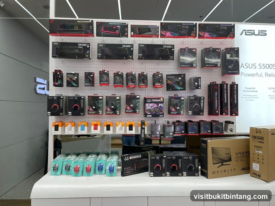 ASUS Gaming Peripherals Display