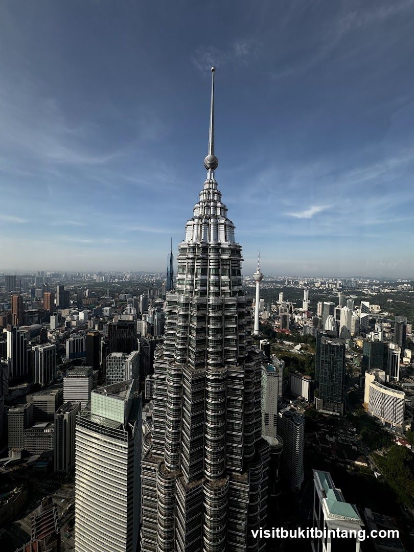 Aerial View of a City Skyline with Tall Buildings