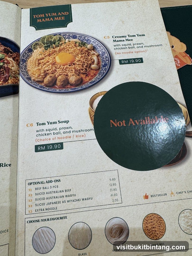 Tom Yum and Mama Mee