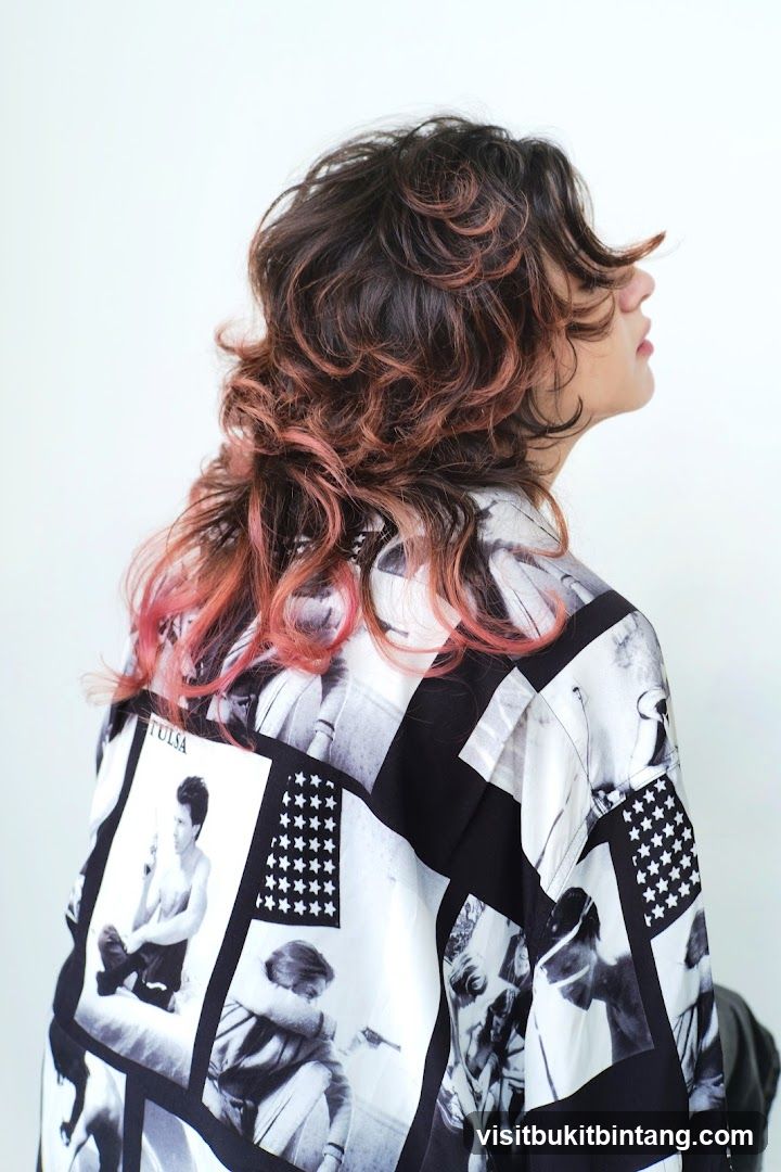 Woman with styled hair