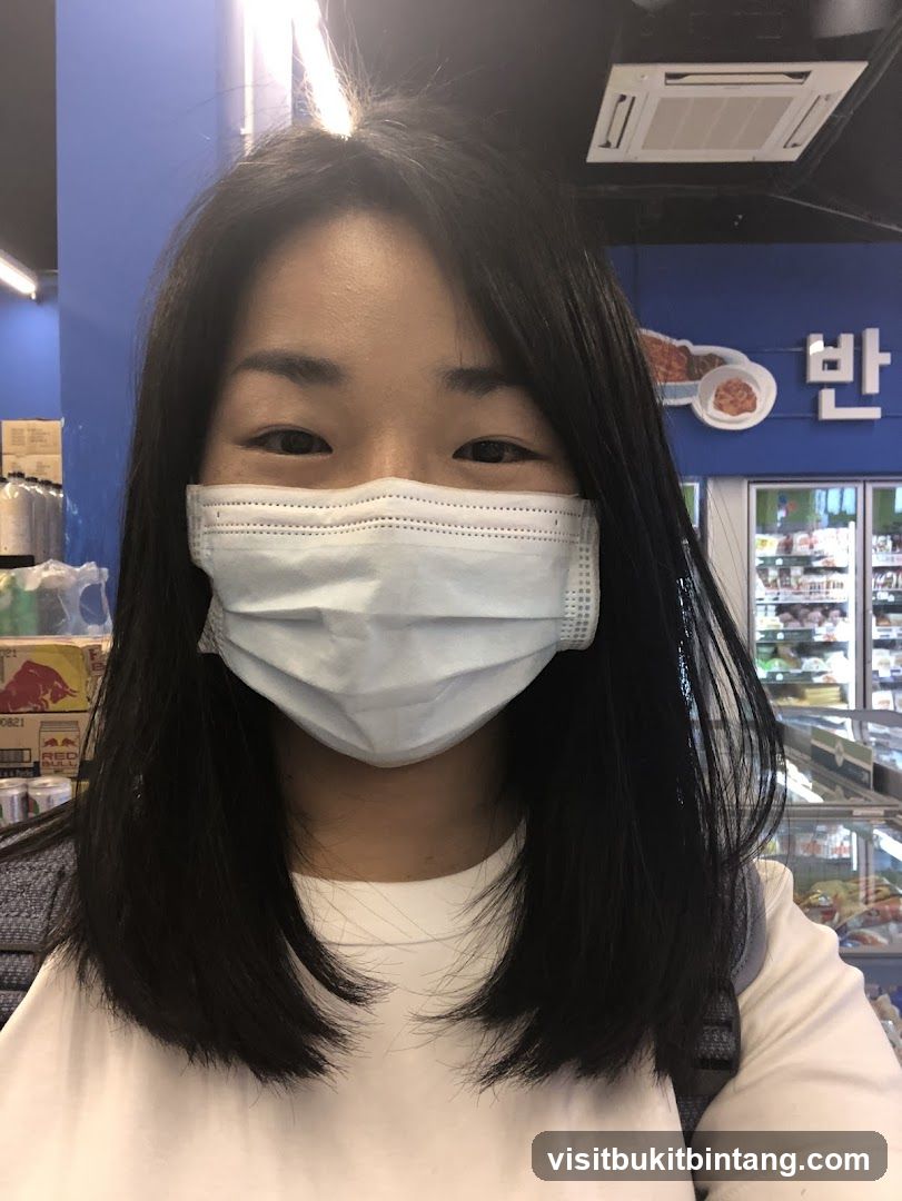 Woman in a grocery store