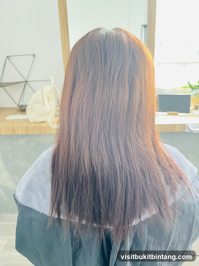 Woman's Hair in Salon