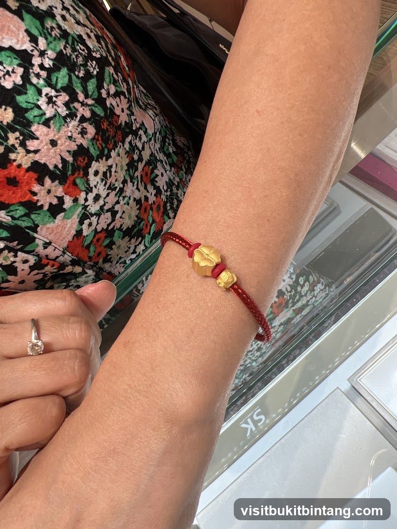 Gold Charm Bracelet