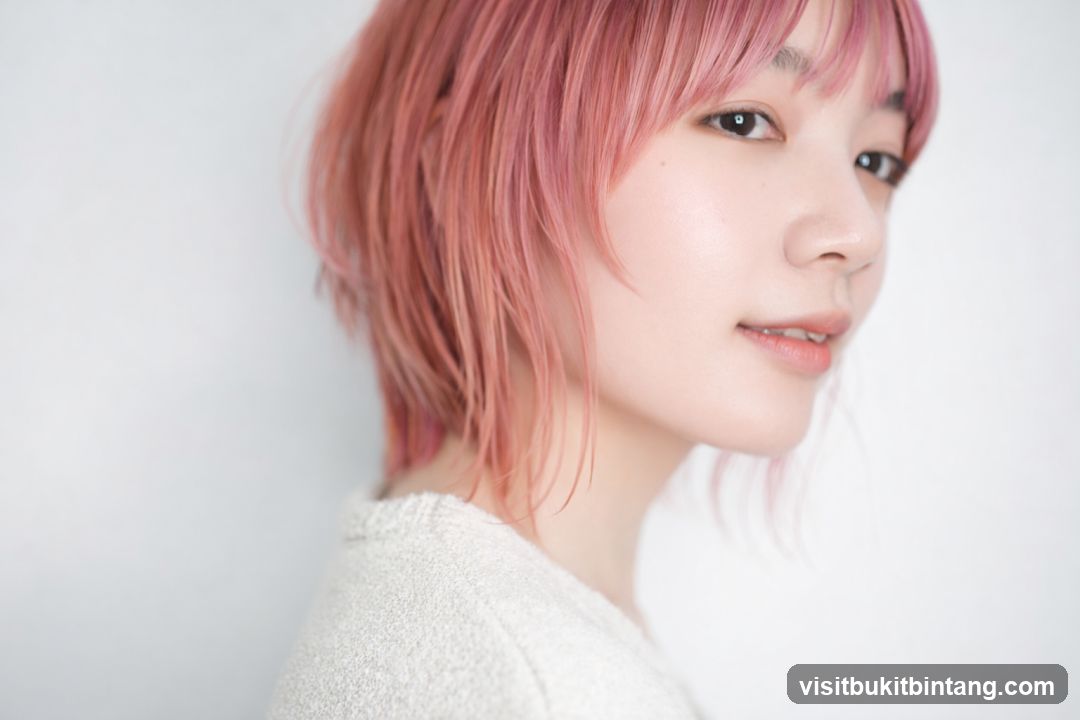 Woman with Pink Hair