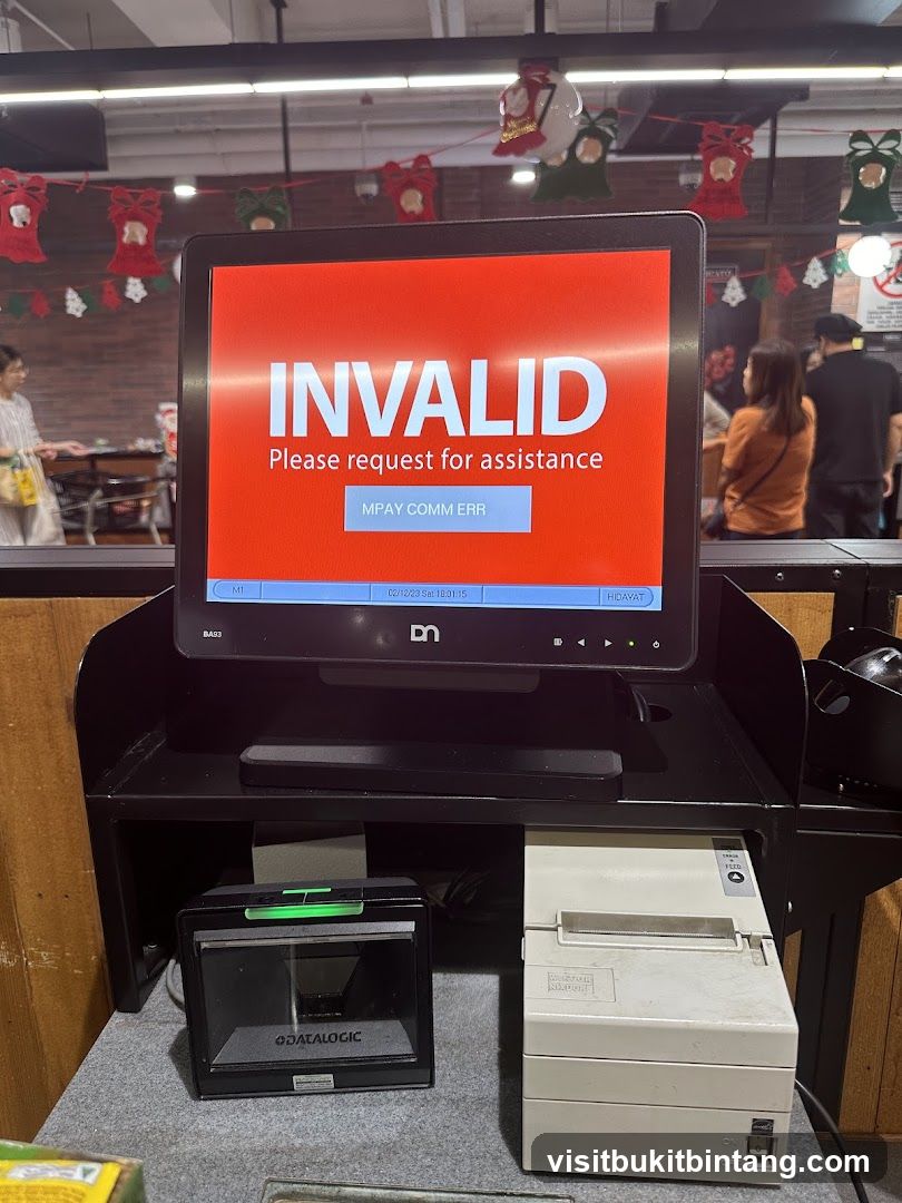 Point of Sale System Error