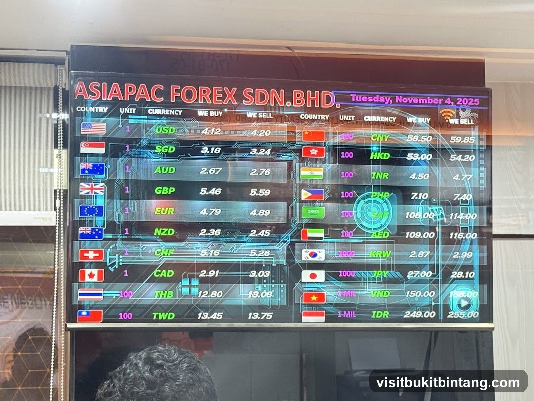 Forex Exchange Rates Display