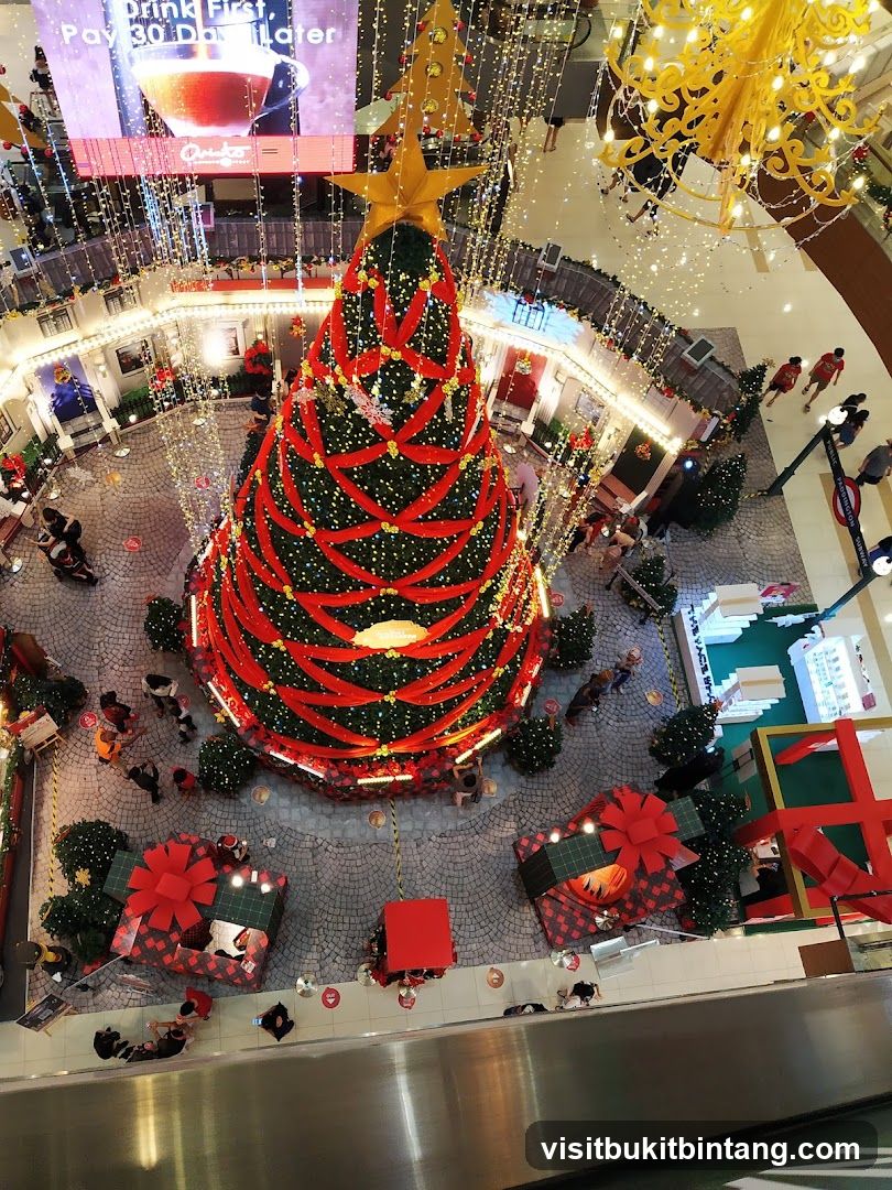 Christmas Tree Display in a Mall